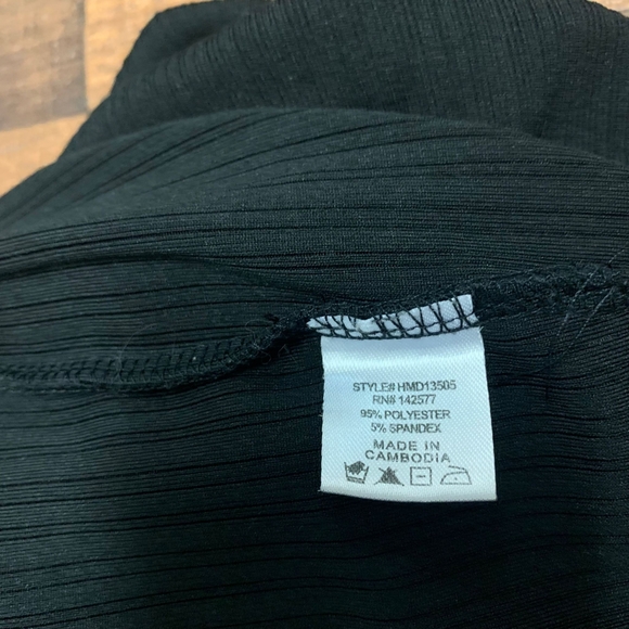 Haute Monde Black Dress Women’s Size S Sleeveless Bodycon Stretch - Picture 6 of 8